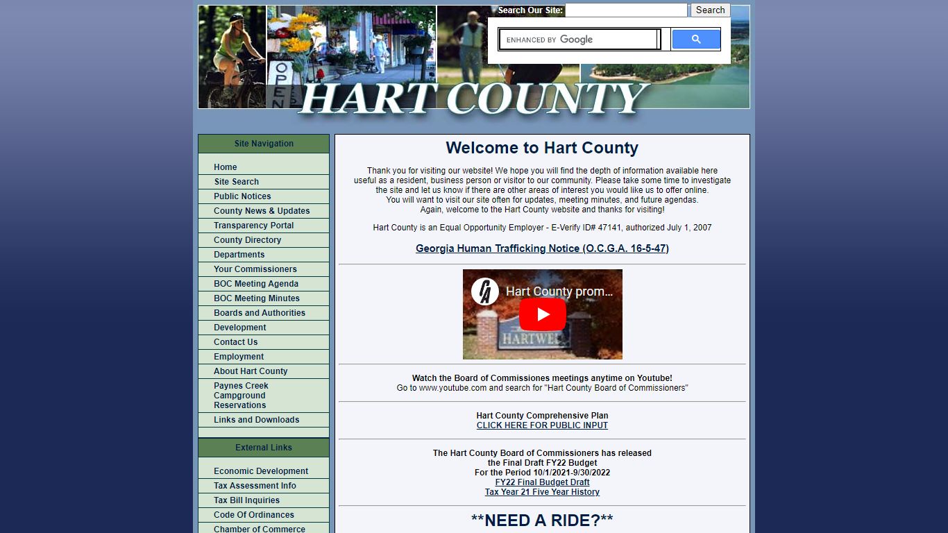 Homepage - Hart County, Georgia